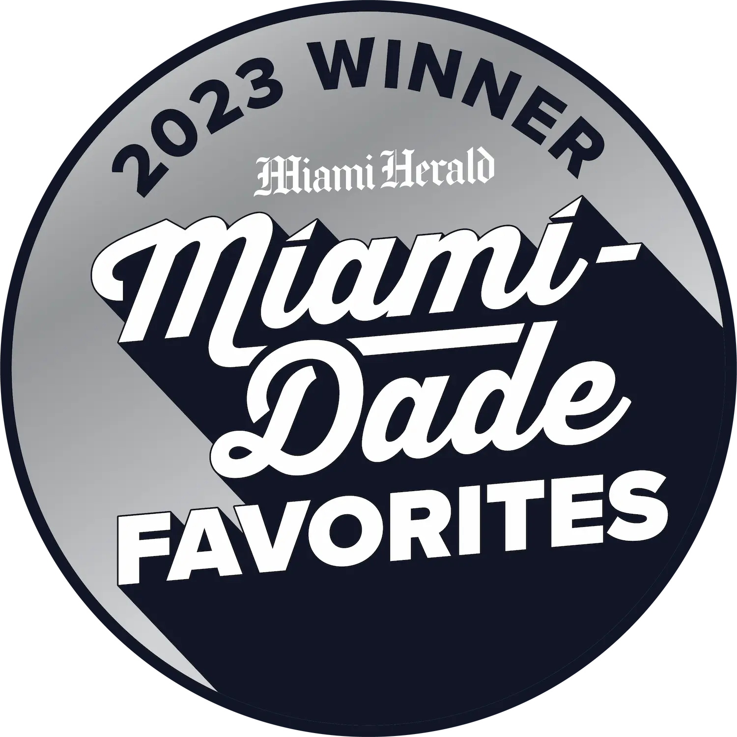 2023 Miami-Dade Favorites Award Winner Badge